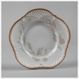 Meissen kleiner Durchbruchteller "Floral"