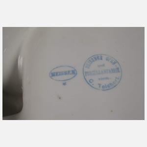 Meißen Teichert Schale mit Tigerszene