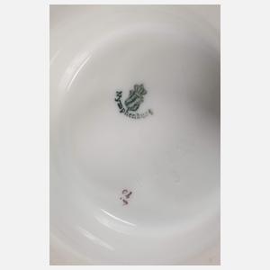 Nymphenburg Trompetenvase Blumenmalerei