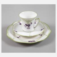 Nymphenburg Kaffeegedeck Veilchendekor111
