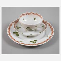 Nymphenburg Teegedeck Kleeblattdekor111