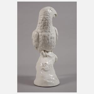 Nymphenburg "Papagei auf Natursockel"