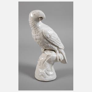 Nymphenburg "Papagei auf Natursockel"