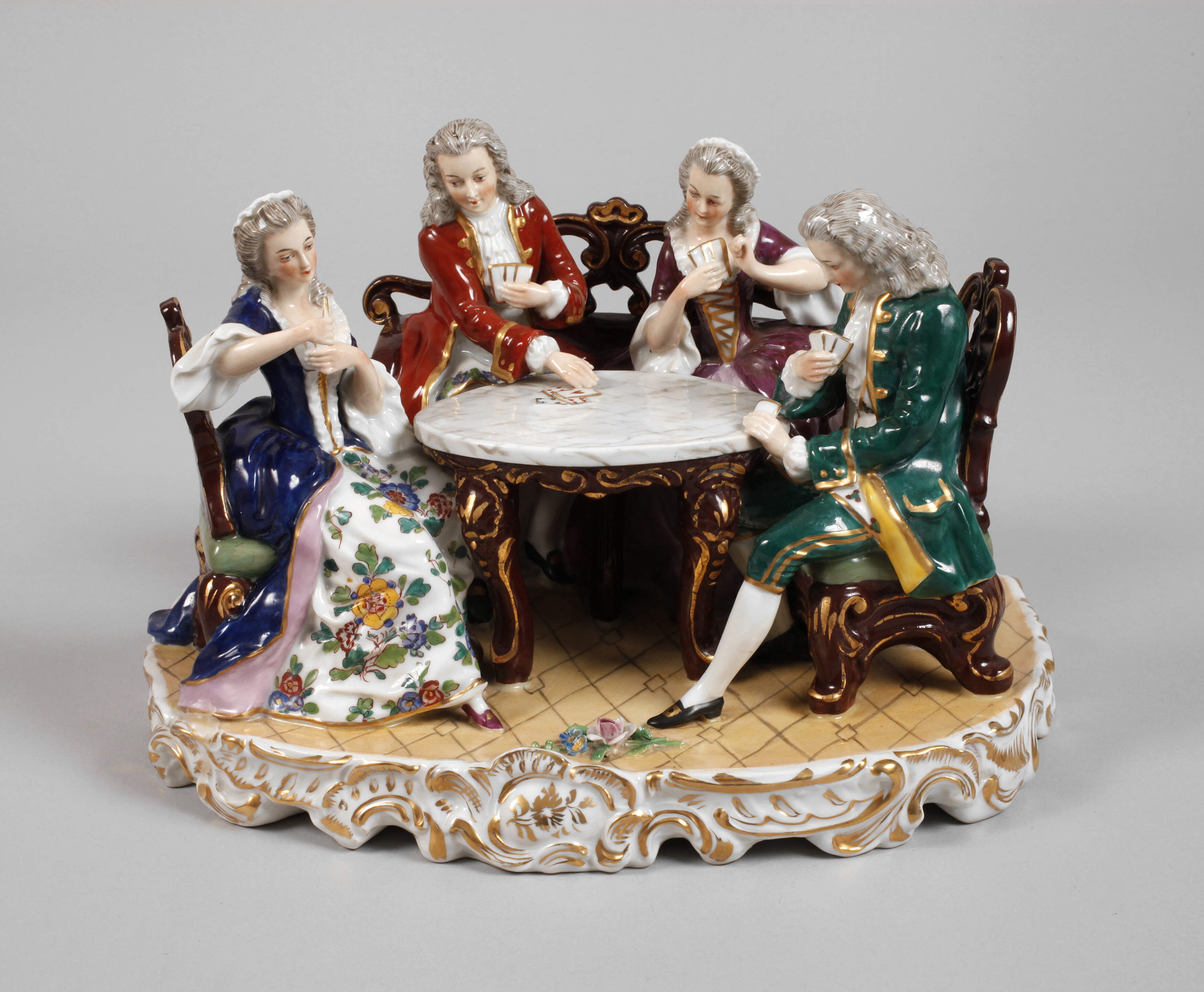 Rudolstadt-Volkstedt Die Kartenspieler