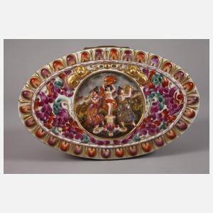 Rudolstadt-Volkstedt Prunkdose Capodimonte-Stil