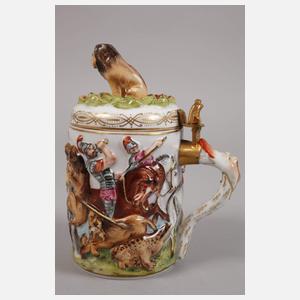 Rudolstadt-Volkstedt Walzenkrug Capodimonte-Stil