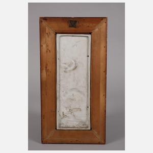 Rudolstadt-Volkstedt Paar Reliefbilder Amoretten