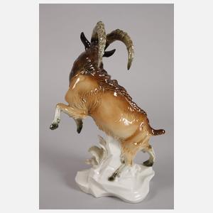 Rudolstadt-Volkstedt "Steinbock mit Echse"