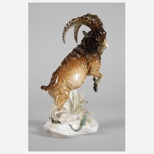 Rudolstadt-Volkstedt "Steinbock mit Echse"