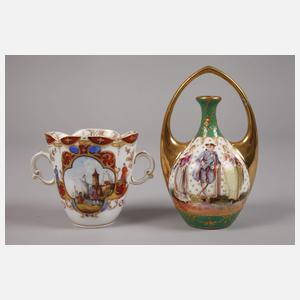 Sachsen Konvolut Zierporzellan Rokokostil