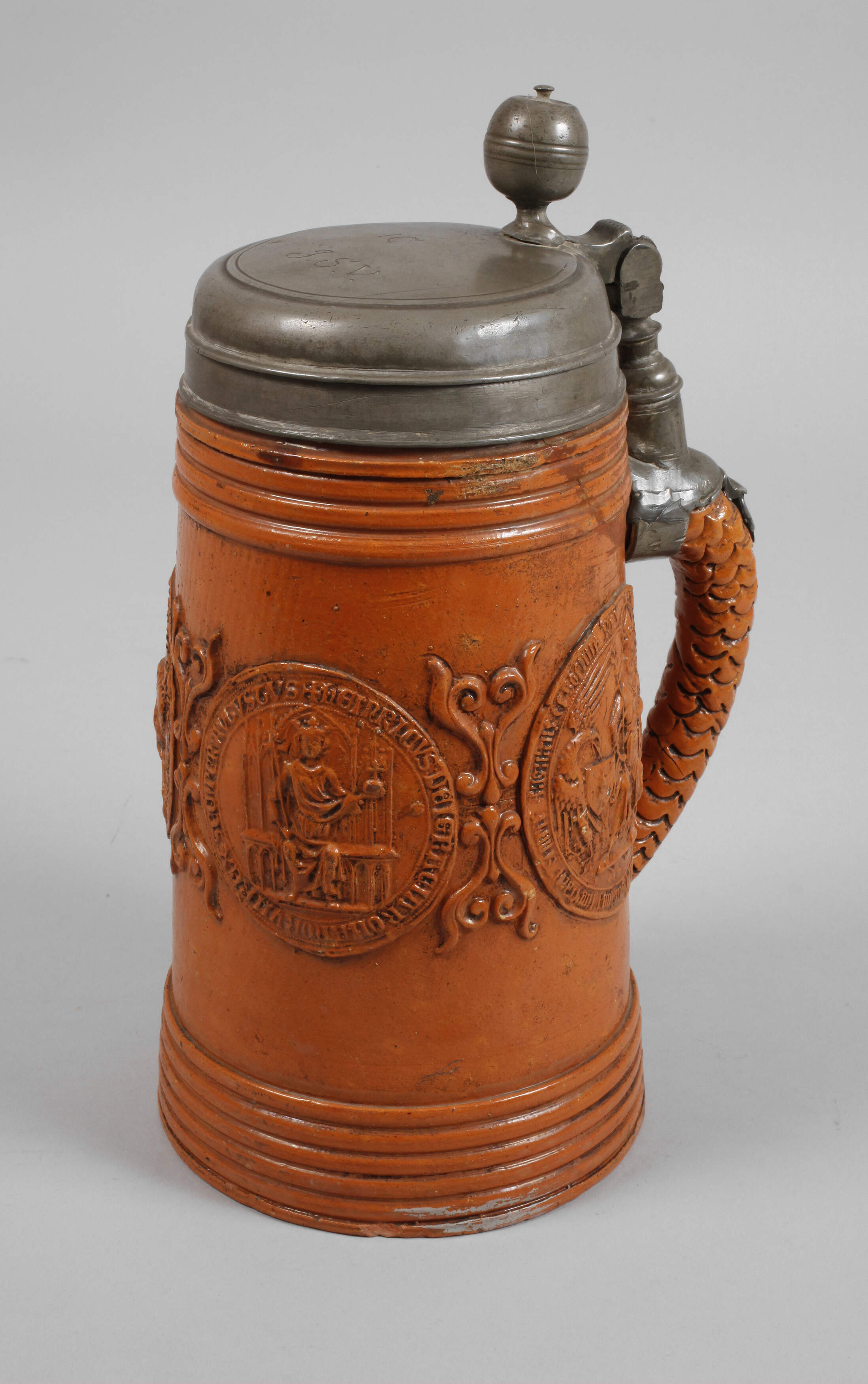 Großer Humpen mit Historienfiguren