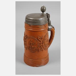 Großer Humpen mit Historienfiguren