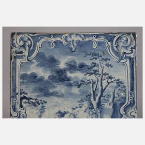 Große barocke Wandfliese