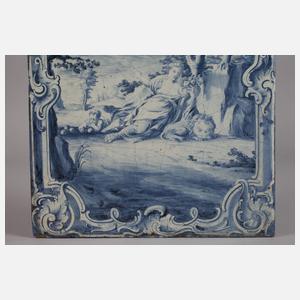 Große barocke Wandfliese