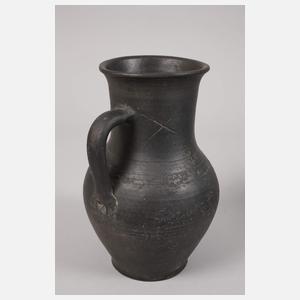 Drei Krüge "Schwarzgeschirr"