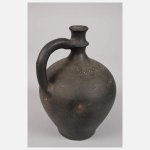 Drei Krüge "Schwarzgeschirr"