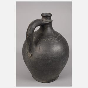 Drei Krüge "Schwarzgeschirr"