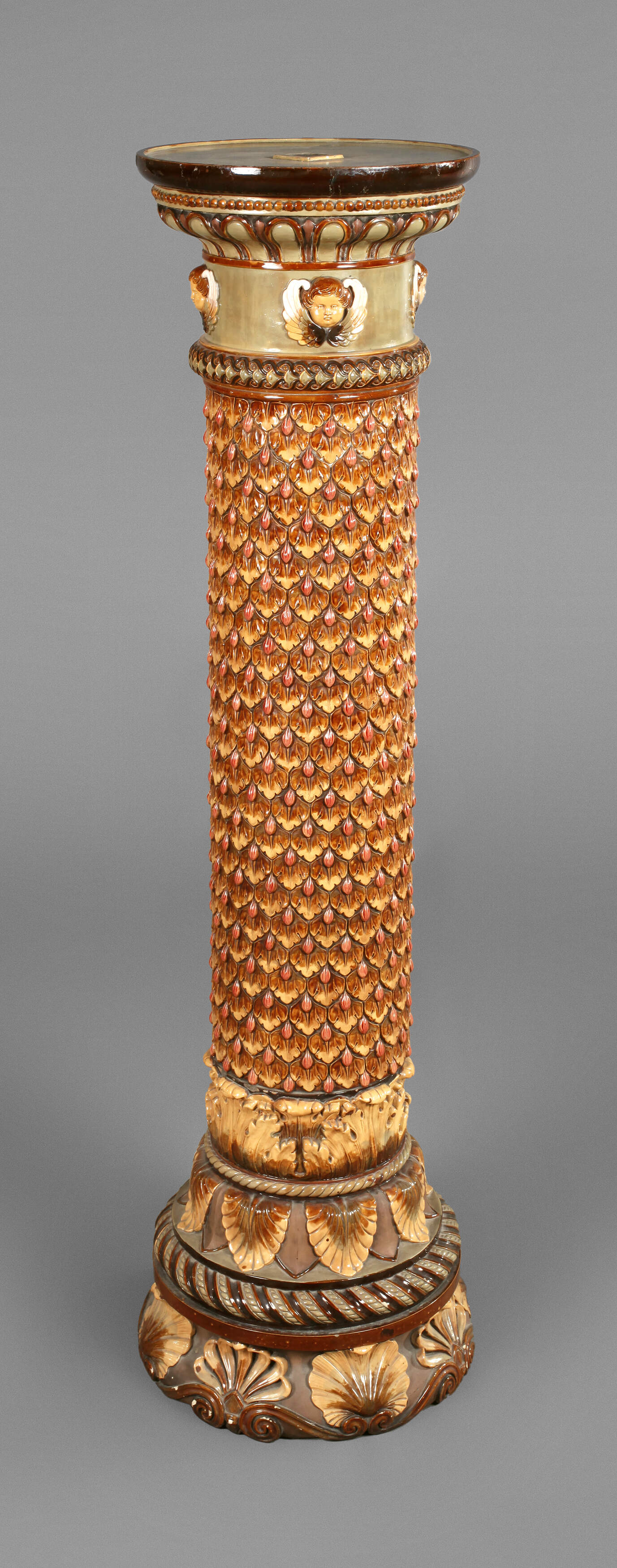 Große Historismus-Säule Wilhelm Schiller & Sohn