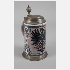 Villeroy & Boch Steingut-Krug mit Deutschem Adler