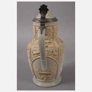 Villeroy & Boch Mettlach Weinkanne Historismus