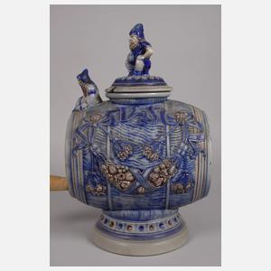 Weinfass mit Zwergen