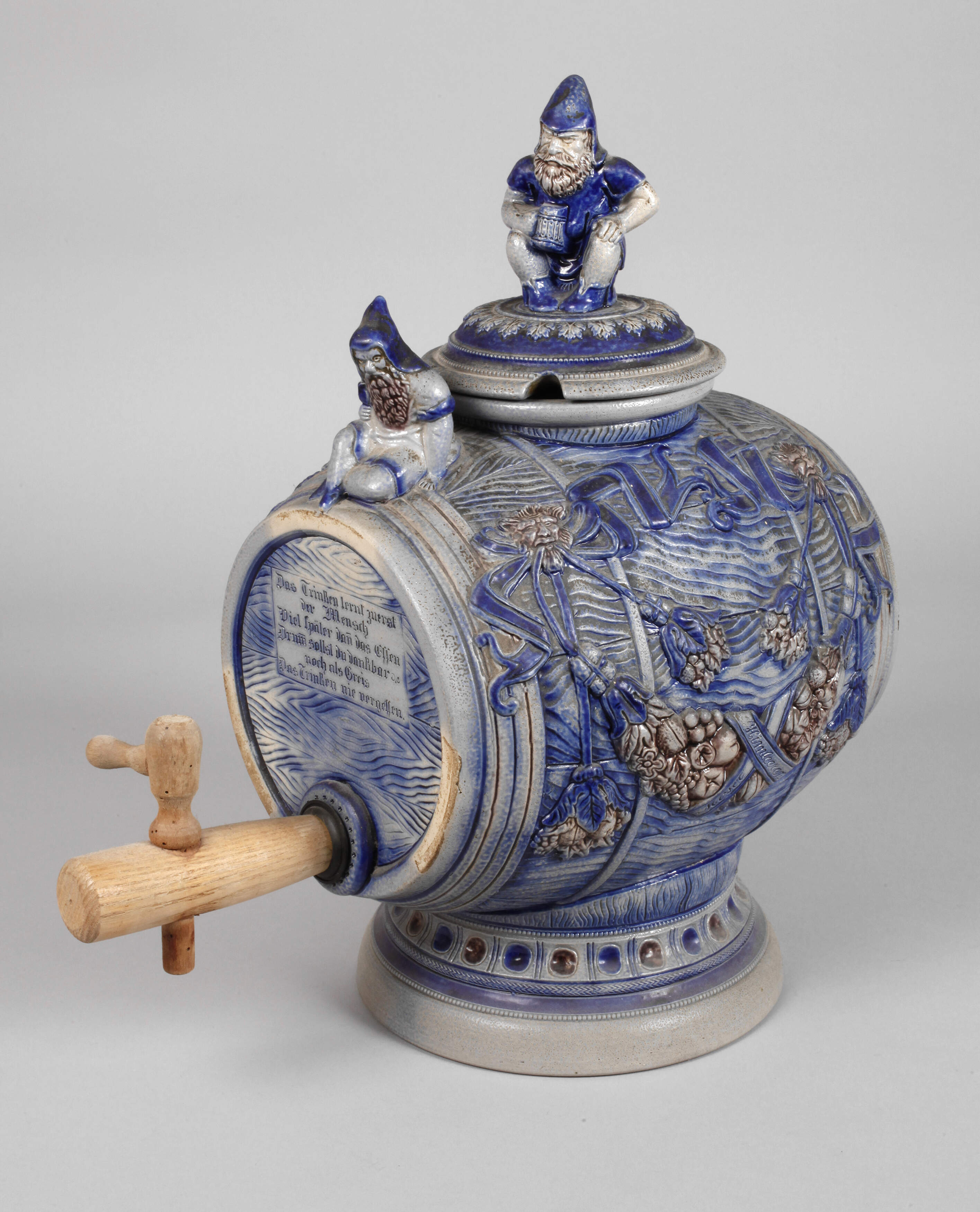 Weinfass mit Zwergen