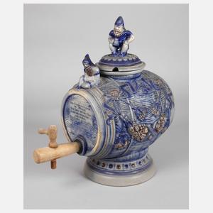 Weinfass mit Zwergen