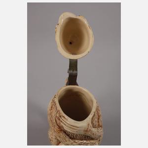 Figürlicher Trinkerkrug als Affe