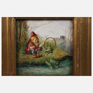 Fliesenbild Heinrich Schlitt attr.