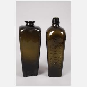 Vier Schnapsflaschen Holland