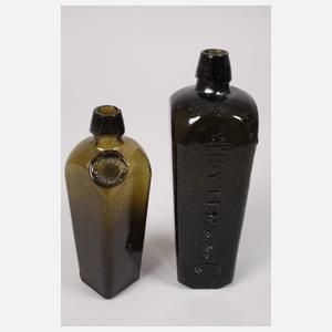 Vier Schnapsflaschen Holland