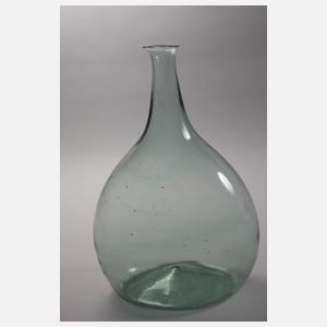 Sechs historische Glasgefäße