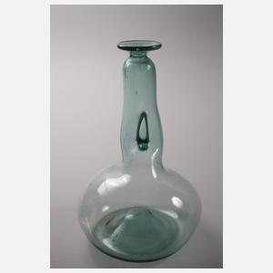 Sechs historische Glasgefäße