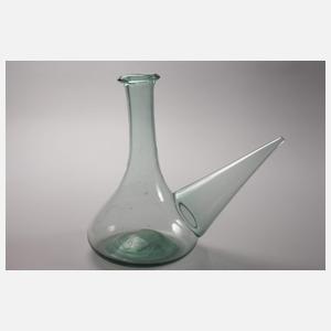 Sechs historische Glasgefäße