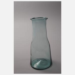 Sechs historische Glasgefäße