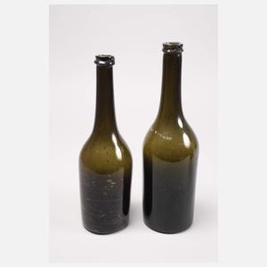 Vier Schlegelflaschen