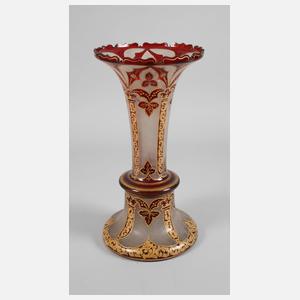 Übergroße böhmische Pokalvase