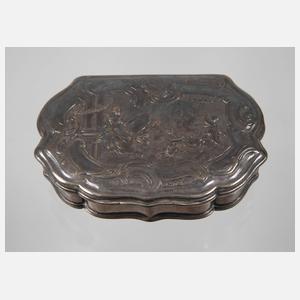 Barocke Tabatiere Silber Paris