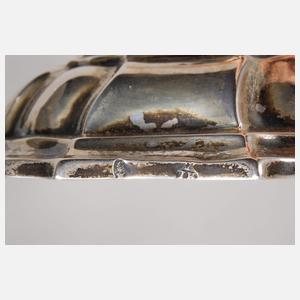 Paar barocke Silberleuchter Augsburg