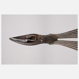 Silber klassizistische Dochtschere