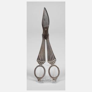 Silber klassizistische Dochtschere