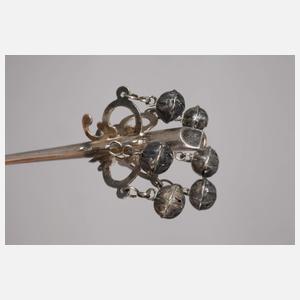 Silber Kinderrassel Italien