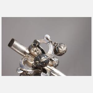 Silber Kinderrassel Italien