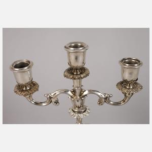 Paar Kerzenleuchter Silber