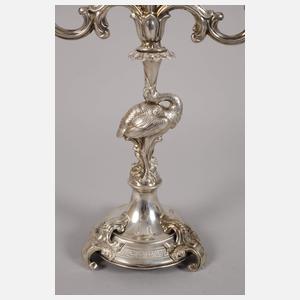 Paar Kerzenleuchter Silber