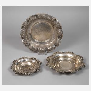 Drei Silberschalen