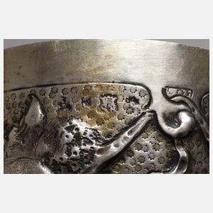 Silberflakon im Renaissancestil