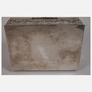 Große Schatulle Silber