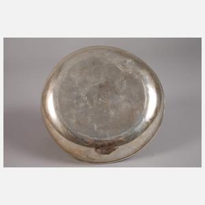 Silberschale im Art déco-Stil