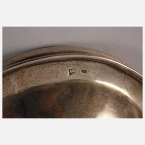 Tafelaufsatz und Zuckerdose Silber